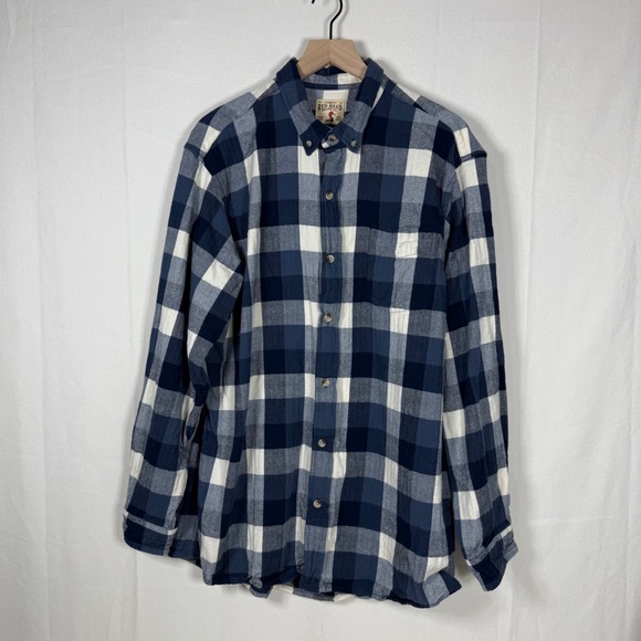 Red Head Brand Co Flannel Shirt Mens XL Plaid Button Down Long Sleeve Casual - Picture 1 of 5